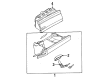 Diagram for 1998 Audi Cabriolet Glove Box - 8A1-880-302-8RZ