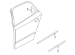 Diagram for 2002 Audi A4 Quattro Door Moldings - 8E0-853-969-7DL