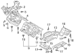 Diagram for 2022 Audi RS6 Avant Exhaust Heat Shield - 4K0-803-979-AB