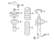 Diagram for 2022 Audi TTS Quattro Coil Springs - 8S0-411-105-DA