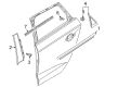 Diagram for 2017 Audi A3 Sportback e-tron Weather Strip - 8V4-839-477