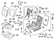 Diagram for 2022 Audi Q3 Seat Cushion Pad - 83A-885-375