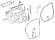 Diagram for 2005 Audi A8 Quattro Weather Strip - 4E4-839-911-F