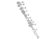 Diagram for 1998 Audi A8 Coil Springs - 4D0-411-105-DE