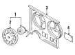 Diagram for 1997 Audi Cabriolet Cooling Fan Shroud - 8A0-121-207-A