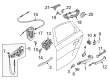Diagram for 2014 Audi Q5 Door Latch Cable - 8R0-839-085-B