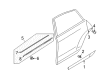 Diagram for 2010 Audi A6 Door Moldings - 4F0-853-969-L-GRU