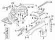 Diagram for Audi A7 Sportback Fender Splash Shield - 4K8-821-171-N