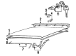 Diagram for Audi Quattro Door Hinge - 811-827-300-G