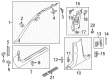 Diagram for 2017 Audi A8 Quattro Pillar Panels - 4H0-867-239-E-EP1