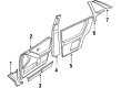 Diagram for Audi 90 Quattro Pillar Panels - 893-867-239-B-YU9
