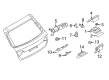 Diagram for 2010 Audi Q5 Lift Support - 8R0-827-552-A