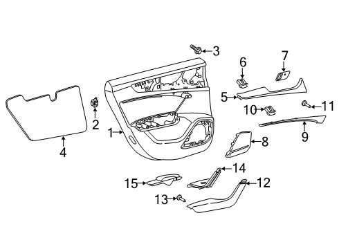 Audi 4K8-867-419-N-35R Trim 4K8-867-419-N-35R Audi Trim