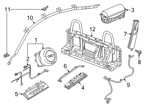 Audi 8S0-880-841-E Airbag Audi 8S0-880-841-E Airbag
