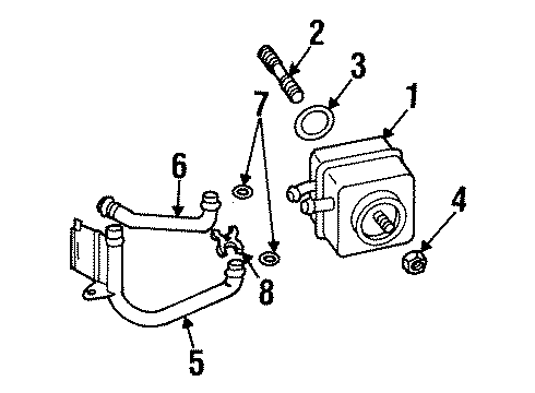 Audi 078-115-278-B Return Tube Audi 078-115-278-B Return Tube