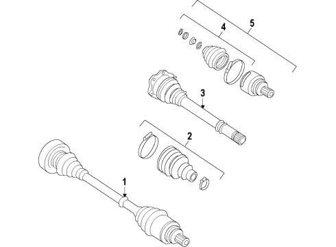 4F0-521-101-C Audi Drive Shaft