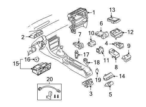 Audi 6Q0-927-189 Clutch Switch 6Q0-927-189 Audi Clutch Switch