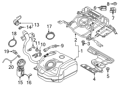 Audi 04E-127-026-BD Fuel Pump Audi 04E-127-026-BD Fuel Pump