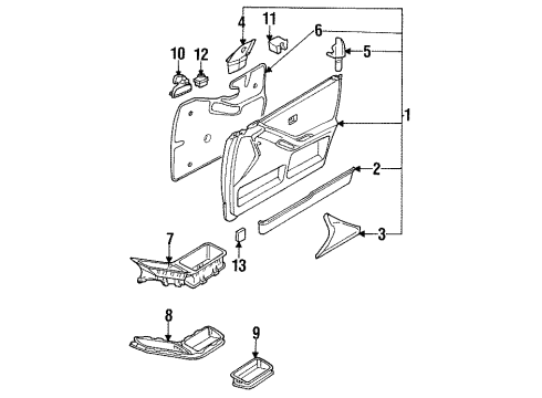 Audi 893-867-196-01C Pull Handle 893-867-196-01C Audi Pull Handle