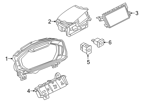 Audi 4N0-920-890-H Combination Instrument Audi 4N0-920-890-H Combination Instrument
