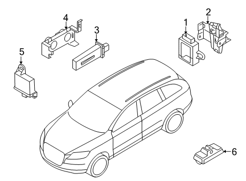Audi 4F0-910-274-B Control Module 4F0-910-274-B Audi Control Module