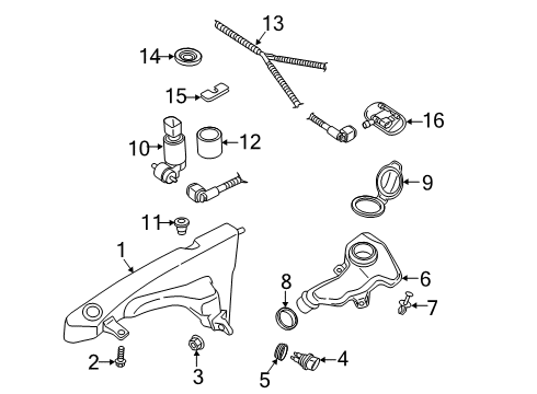 Audi 83B-955-407-A-1P9 Front Arm 83B-955-407-A-1P9 Audi Front Arm