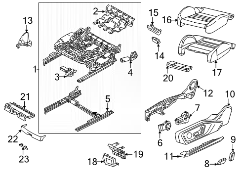 4H0-881-680-B-LH6 Audi Escutcheon