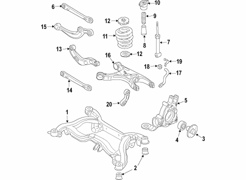 Audi 8W0-511-305-AG STABILIZER 8W0-511-305-AG Audi STABILIZER