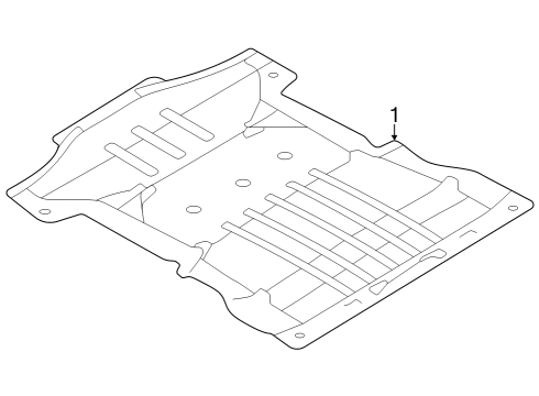 Audi 1EA-825-236-D LINING 1EA-825-236-D Audi LINING