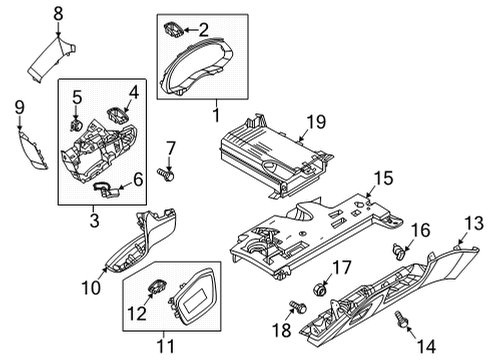 Audi 4K1-853-189-AA-7M8 Trim 4K1-853-189-AA-7M8 Audi Trim
