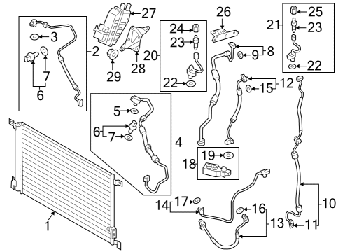 Audi 4KE-816-743-L Coolant Pipe 4KE-816-743-L Audi Coolant Pipe