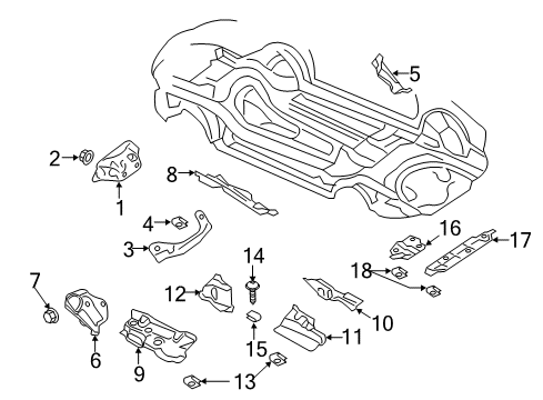 Audi 4M0-825-730-B Shield Audi 4M0-825-730-B Shield