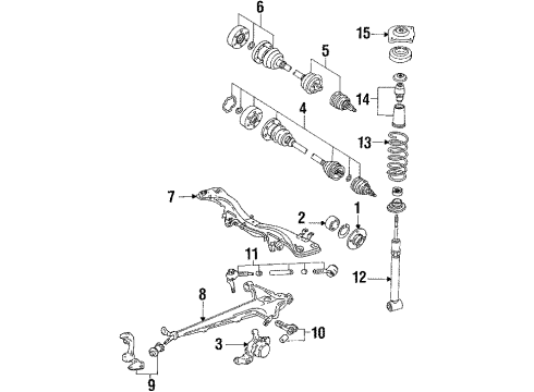 Audi 443-513-031-L Shock Absorber Audi 443-513-031-L Shock Absorber