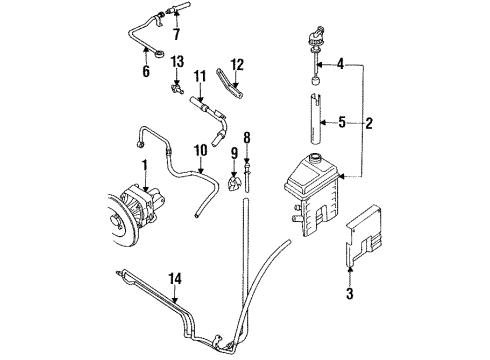 Audi 4A0-422-897-C Hose Audi 4A0-422-897-C Hose
