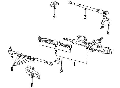 Audi 8G1-422-065-BX Gear Assembly 8G1-422-065-BX Audi Gear Assembly