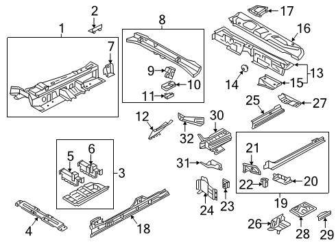 Audi 4M0-803-690-D Reinforce Audi 4M0-803-690-D Reinforce