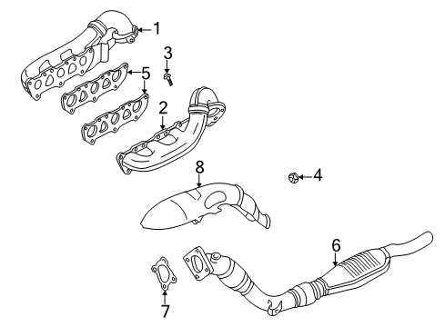 Audi 8D0-253-409-AJ Muffler Audi 8D0-253-409-AJ Muffler
