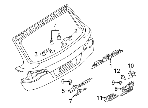 Audi 4L0-867-747-4PK Emergency Handle Cover Audi 4L0-867-747-4PK Emergency Handle Cover