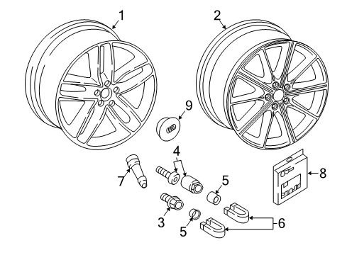 Audi 4M0-601-025-EE Wheel Audi 4M0-601-025-EE Wheel