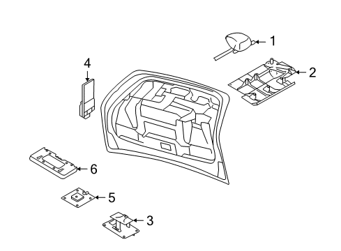 8H5-035-550-AA Audi Antenna Cable