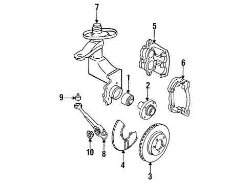 Audi 447-615-123 Caliper Audi 447-615-123 Caliper