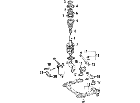 Audi 441-411-109 Spring Seat Audi 441-411-109 Spring Seat