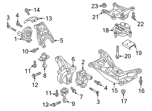 Audi N-912-526-01 Support Bracket Screw N-912-526-01 Audi Support Bracket Screw