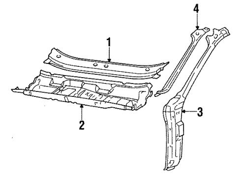 Audi 855-809-201-C Hinge 855-809-201-C Audi Hinge