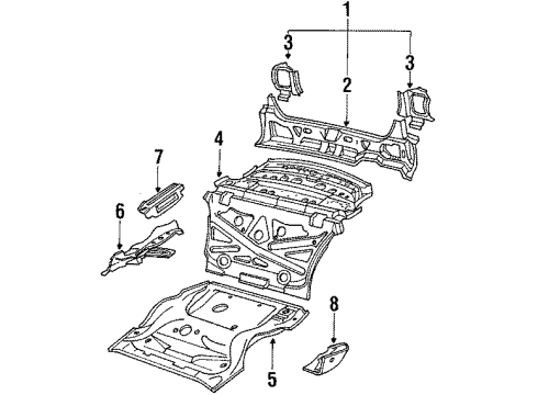 Audi 893-813-111 Package Tray 893-813-111 Audi Package Tray