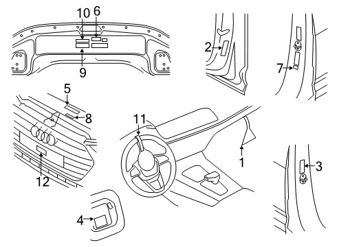 Audi 4K0-010-504-E Emission 4K0-010-504-E Audi Emission