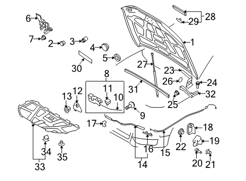 Audi 8K1-823-535 Cable Audi 8K1-823-535 Cable