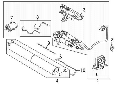 Audi WHT-008-866 Mount Bracket Stud WHT-008-866 Audi Mount Bracket Stud