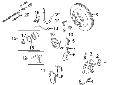Audi 7L0-698-671 Overhaul Kit 7L0-698-671 Audi Overhaul Kit