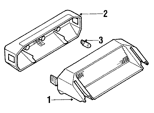 Audi 811-945-122 Lens & Housing 811-945-122 Audi Lens & Housing